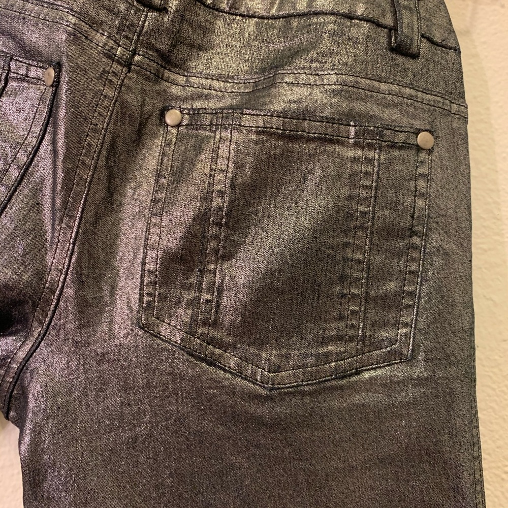 Alice + Olivia skinny jeans with shimmer size 0 - Picture 7 of 7